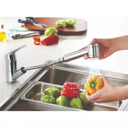 Artema Harmony Pull-Out Eviye Bataryası, Krom  A41864 - 2