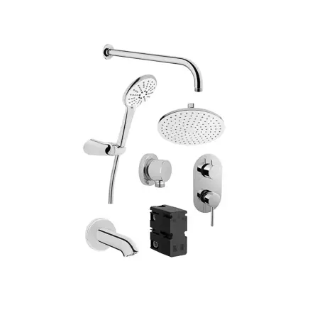 Artema Minimax S Ankastre Duş Seti, (Snow El Duşlu) Krom A49273