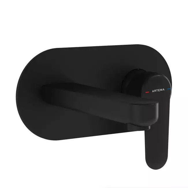 Artema Root Round Ankastre Lavabo Bataryası, Mat Siyah A4272136 - 1