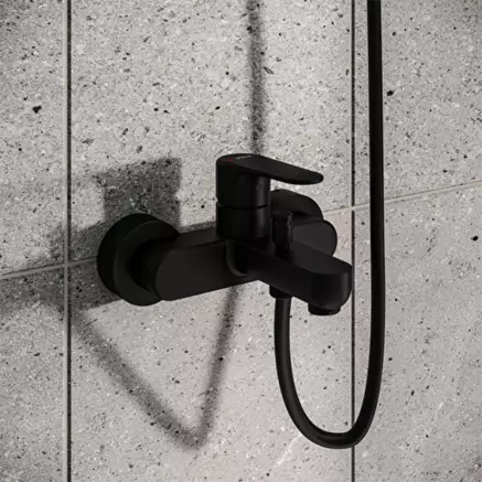 Artema Root Round Banyo Bataryası, Mat Siyah (1)