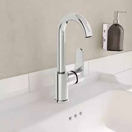 Artema Root Round Döner Borulu Lavabo Bataryası, Krom A42754 - 4