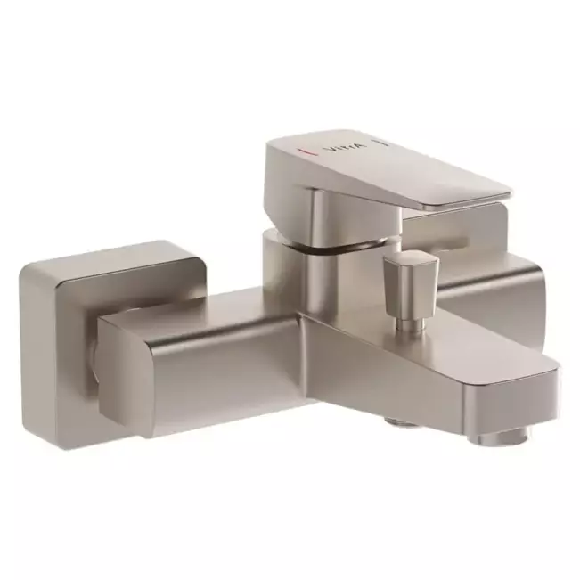 Artema Root Square Banyo Bataryası, Fırçalı Nikel - 1