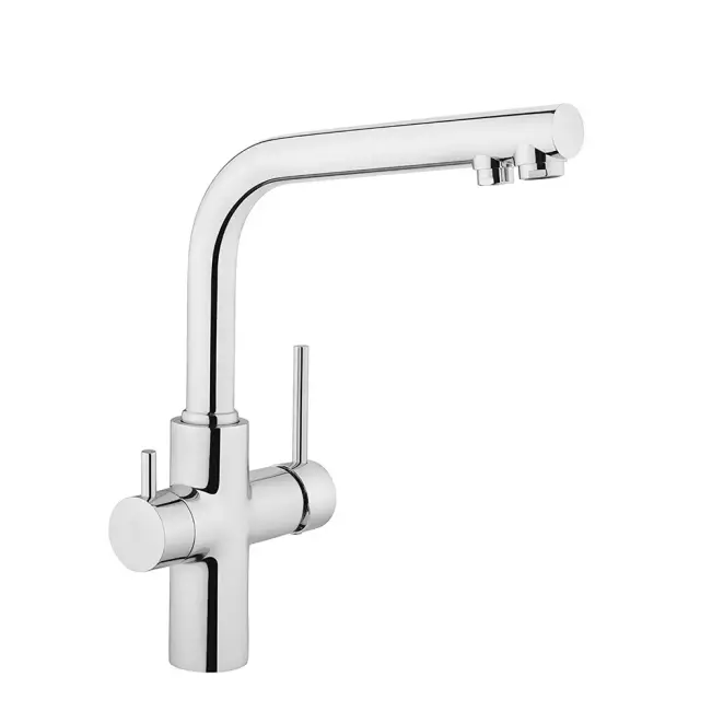 Artema Split Dual-Flow Arıtmalı Eviye Bataryası, Krom A42144 - 1