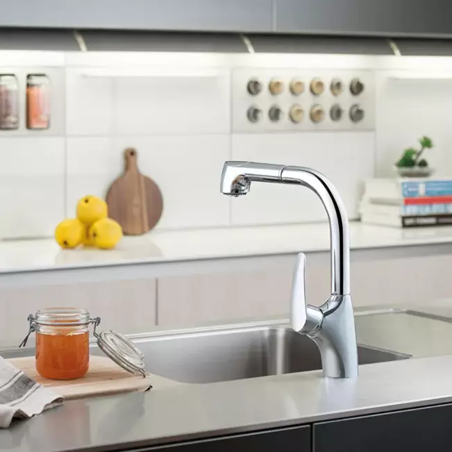 Artema V3 Pull-Out Eviye Bataryası, Krom A42151 - 2