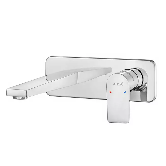 Eca Dalia Ankastre Lavabo Bataryası, Sıva Üstü Grubu Tek Rozet Krom - 1