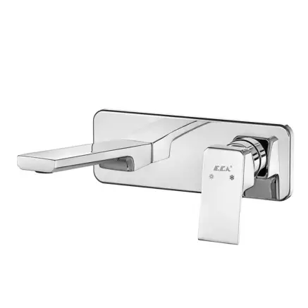 Eca Tiera Ankastre Lavabo Bataryası, Sıva Üstü Grubu Tek Rozet Krom