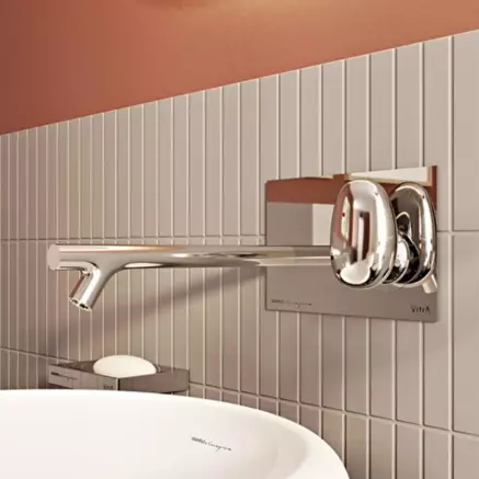 VitrA Istanbul Ankastre Lavabo Bataryası, Krom A42231 - 3